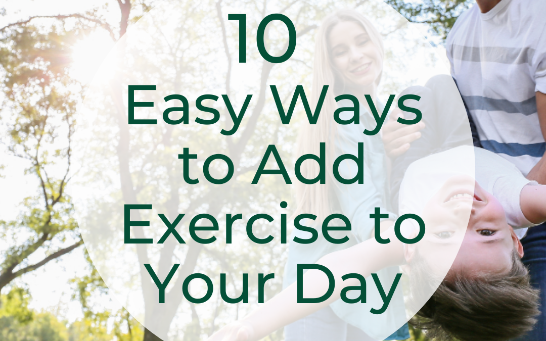 10 Ways to Add Exercise To Your Day – Without Putting on Your Takkies